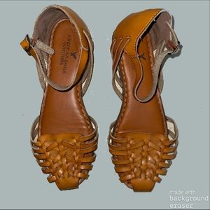 American Eagle Leather Flats